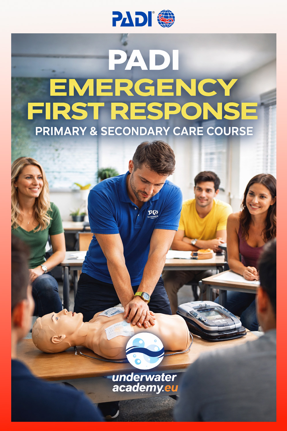 PADI Emergency First Response Primary Secondary Care Course