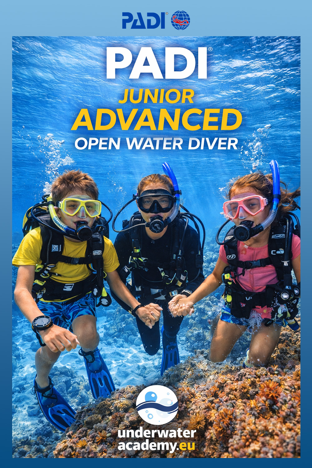 PADI Advanced Open water Diver Junior Courses