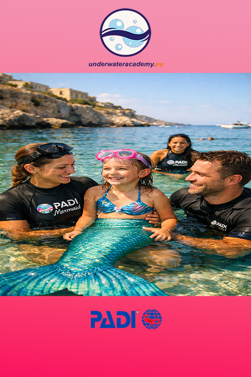 PADI Mermaid Courses Malta