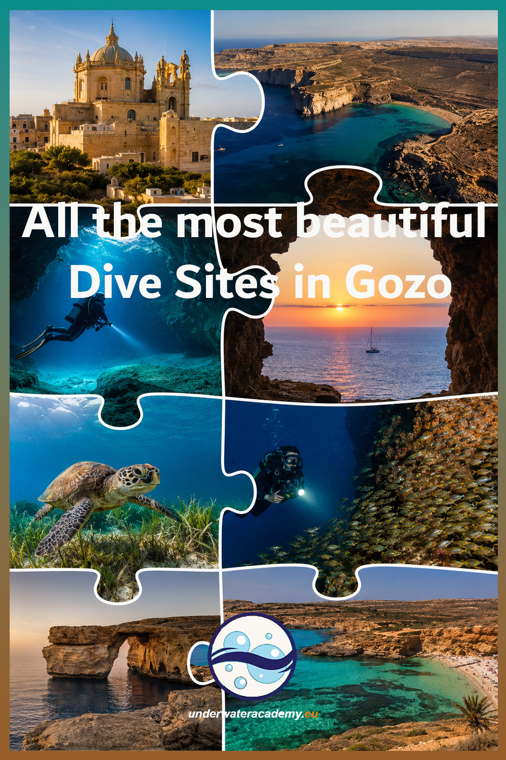 All the most beautiful dive sites in Gozo