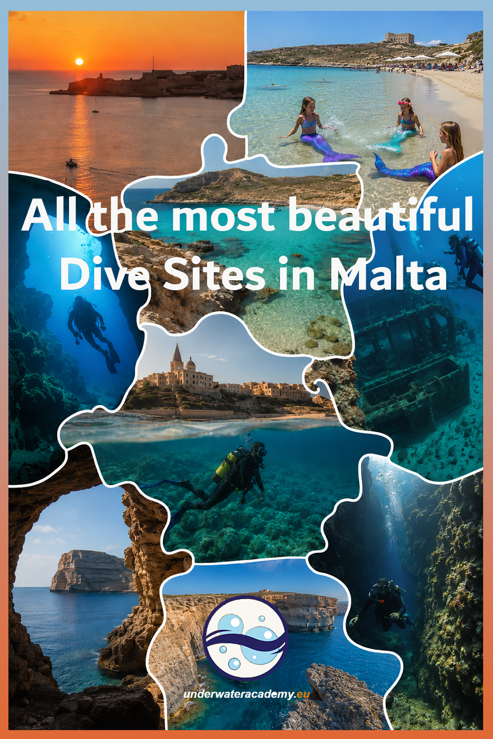 All the most beautiful dive sites in Malta