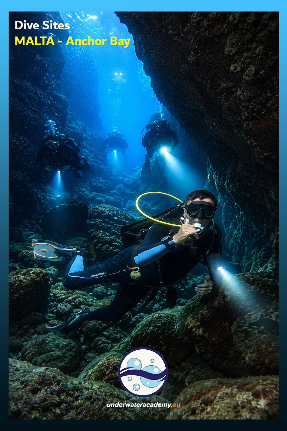 MALTA - Scorpion Cave - Anchor Bay