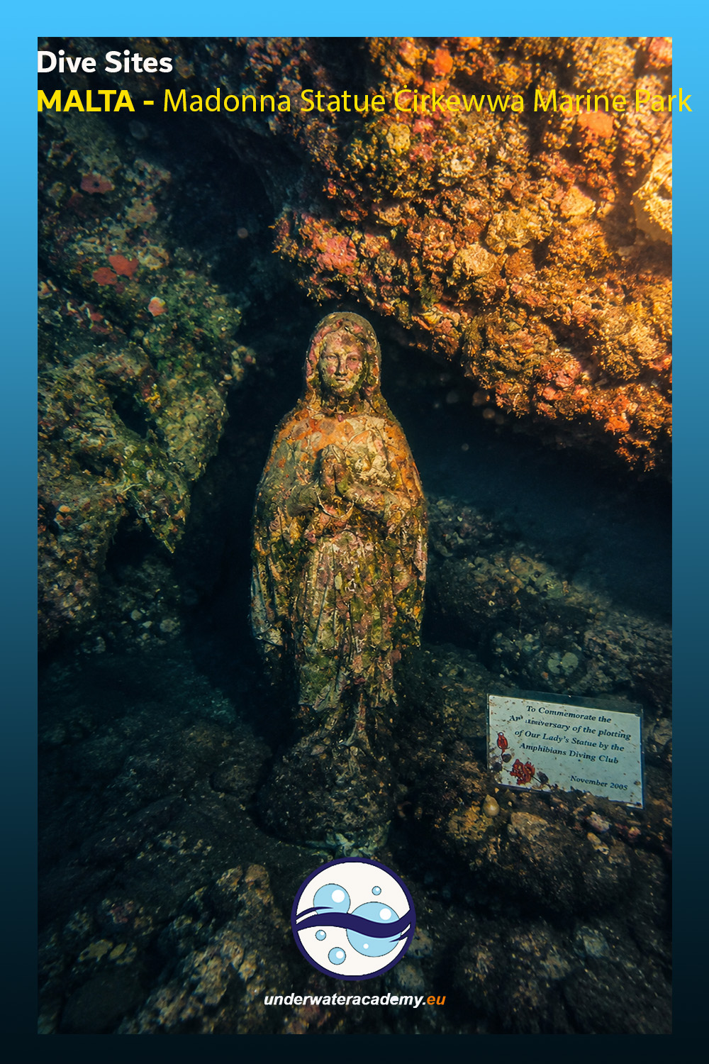 Madonna Statue Cirkewwa Marine Park